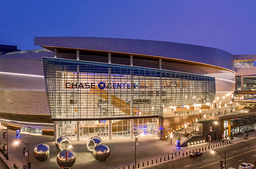 Chase Center, hogar de los Golden State Warriors.