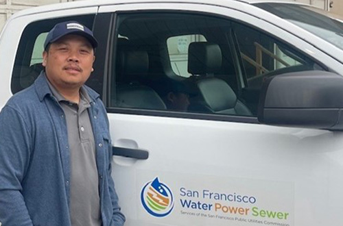 Sen Saephan, SFPUC Water Service Inspector.