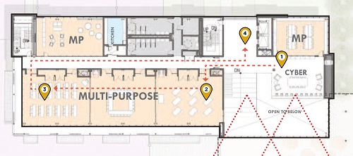 floorplans of second floor