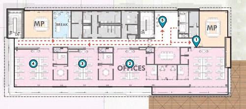 floorplans of third floor