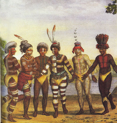 Illustration of Ohlone tribe