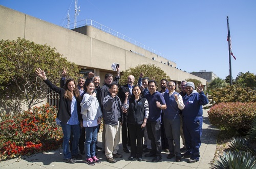 empleados en Planta de Tratamiento Sureste