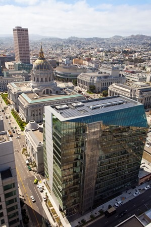 Sede de la SFPUC en la sede en 525 Golden Gate Avenue en San Francisco.