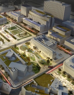 computer rendering of the San Francisco Civic Center