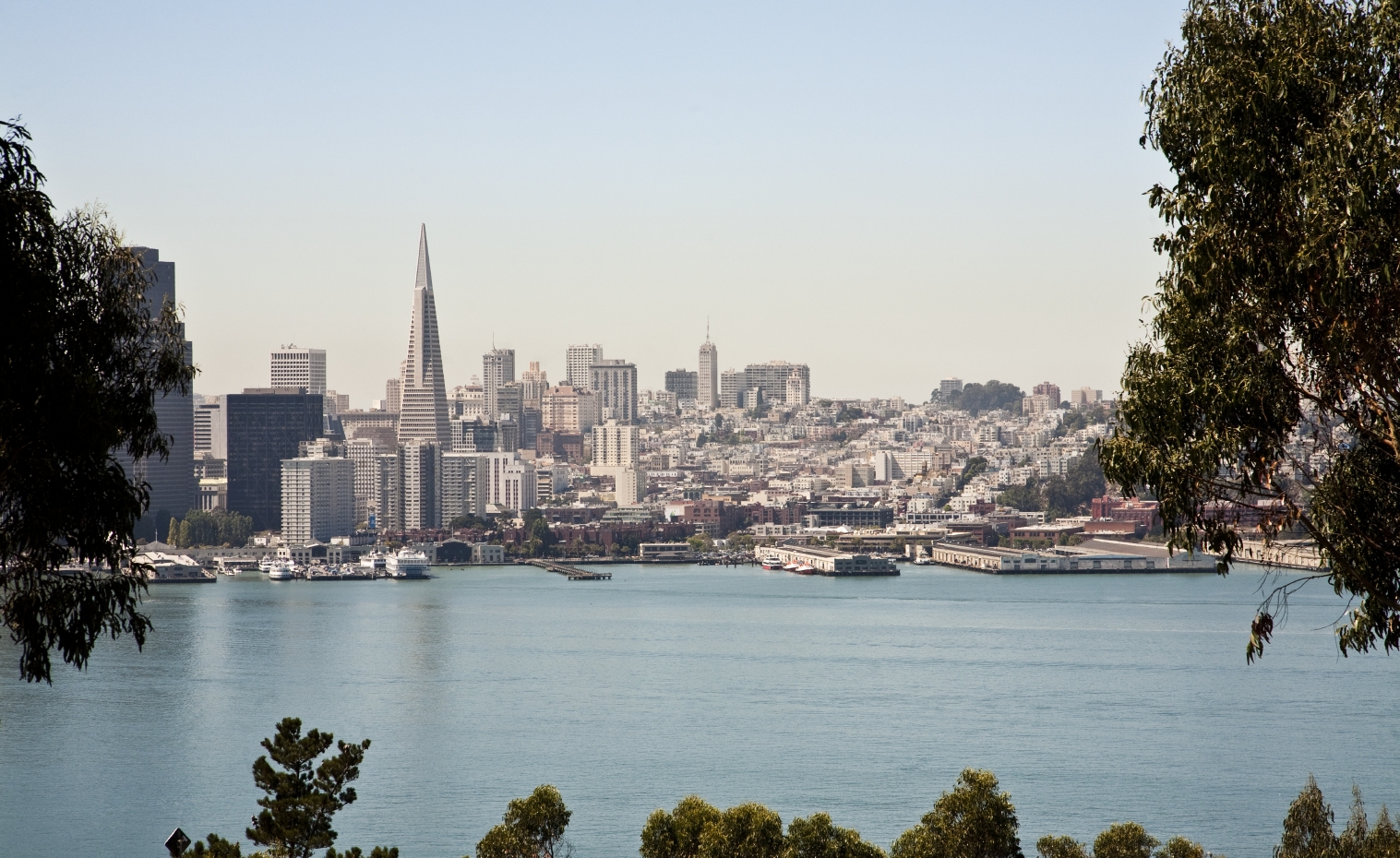 San Francisco Cityscape mula sa view ng Yerba Buena Island.