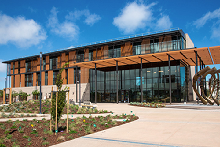 image of the community center entrance