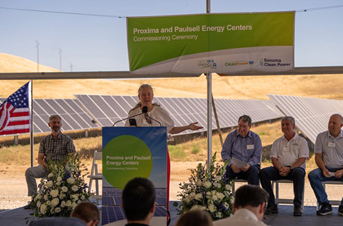 The SFPUC celebrated the expansion of its renewable energy portfolio at a ribbon cutting event.