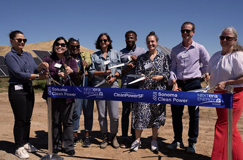 The SFPUC celebrated the expansion of its renewable energy portfolio at a ribbon cutting event.