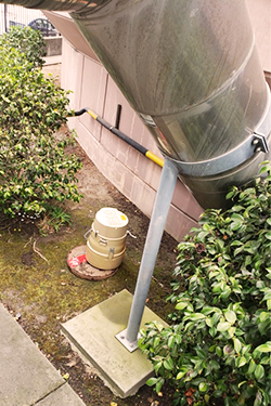 Wastewater sampling equipment deployed at the nursing facility.