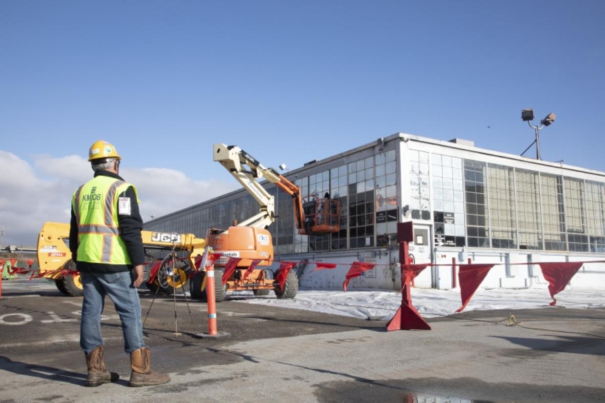 Construction at Southeast Wastewater Treatment Plant: Biosolids Facilities 