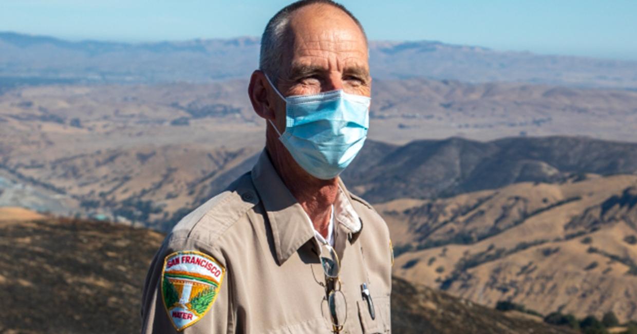 Watershed keeper at one of SFPUC's watersheds.