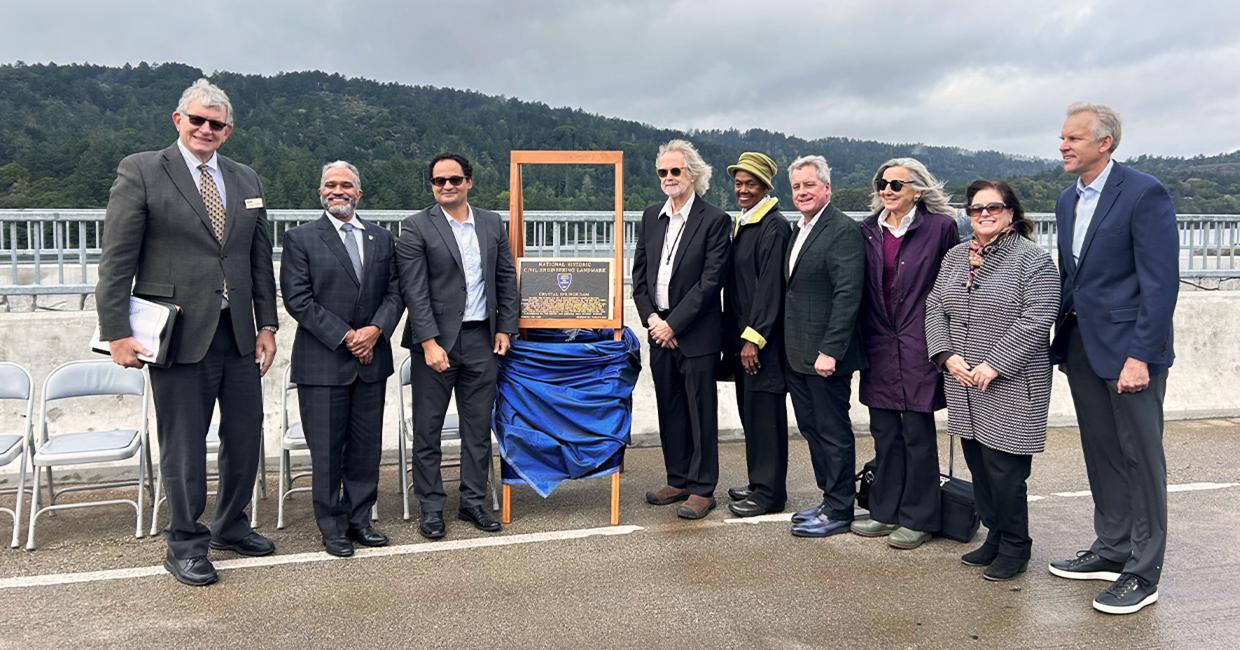  Crystal Springs Dam Recognized as National Historic Civil Engineering Landmark