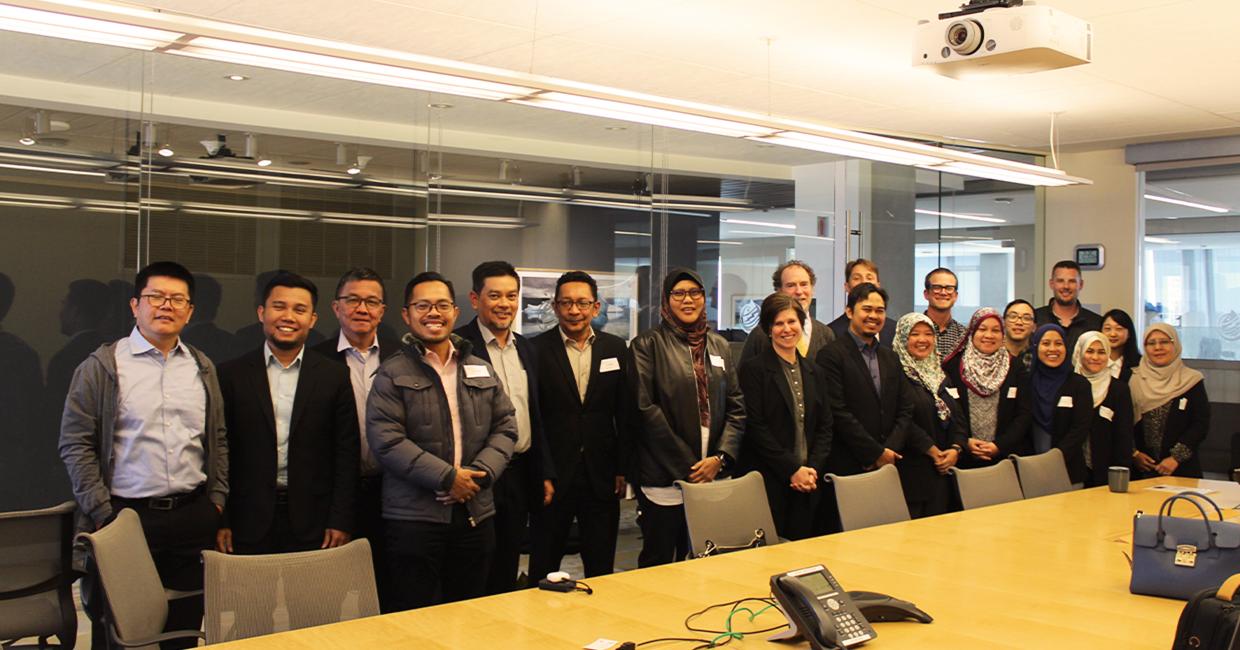 The Malaysian Delegation and SFPUC staff at 525 Golden Gate Avenue. 