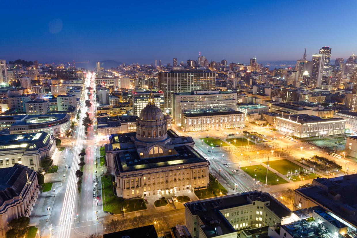 San Francisco City Hall at Night