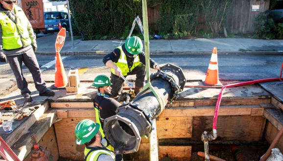 New Pipes & Smooth Asphalt in Diamond Heights