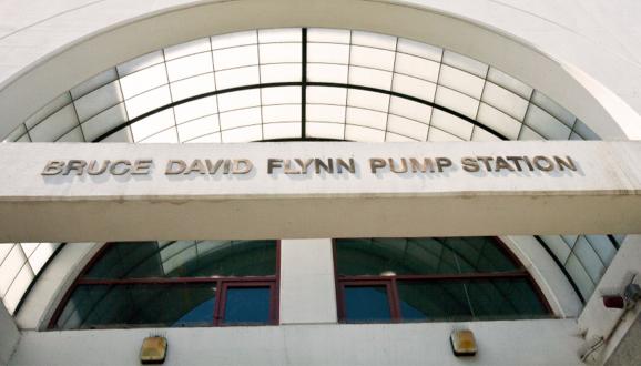 Bruce Flynn Pump Station entrance