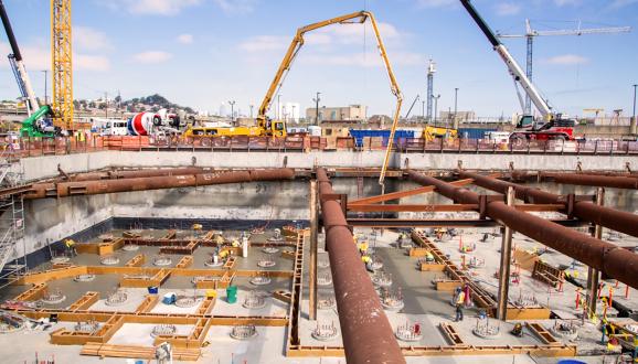 Southeast Treatment Plant construction