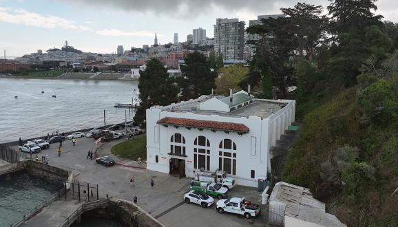 Aerial view of pump station no. 2