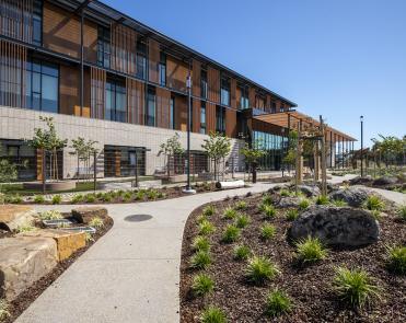 Drought Tolerant Landscape at Southeast Community Center.